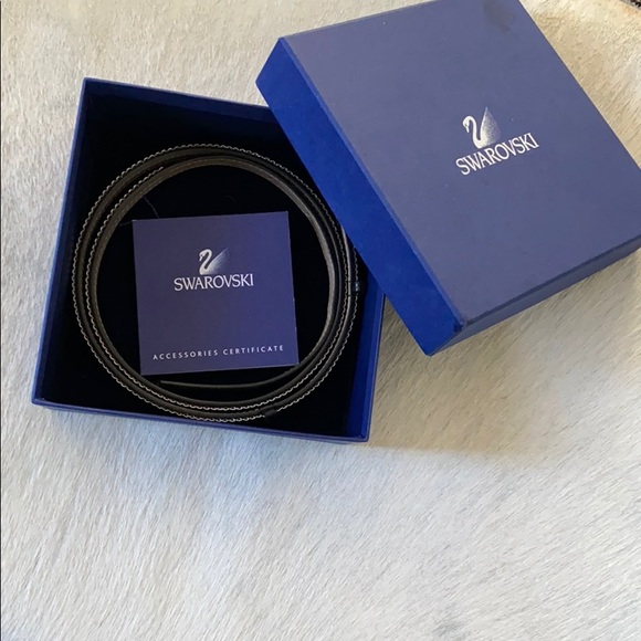 Swarovski Glitter Leather Belt - Picture 8 of 8